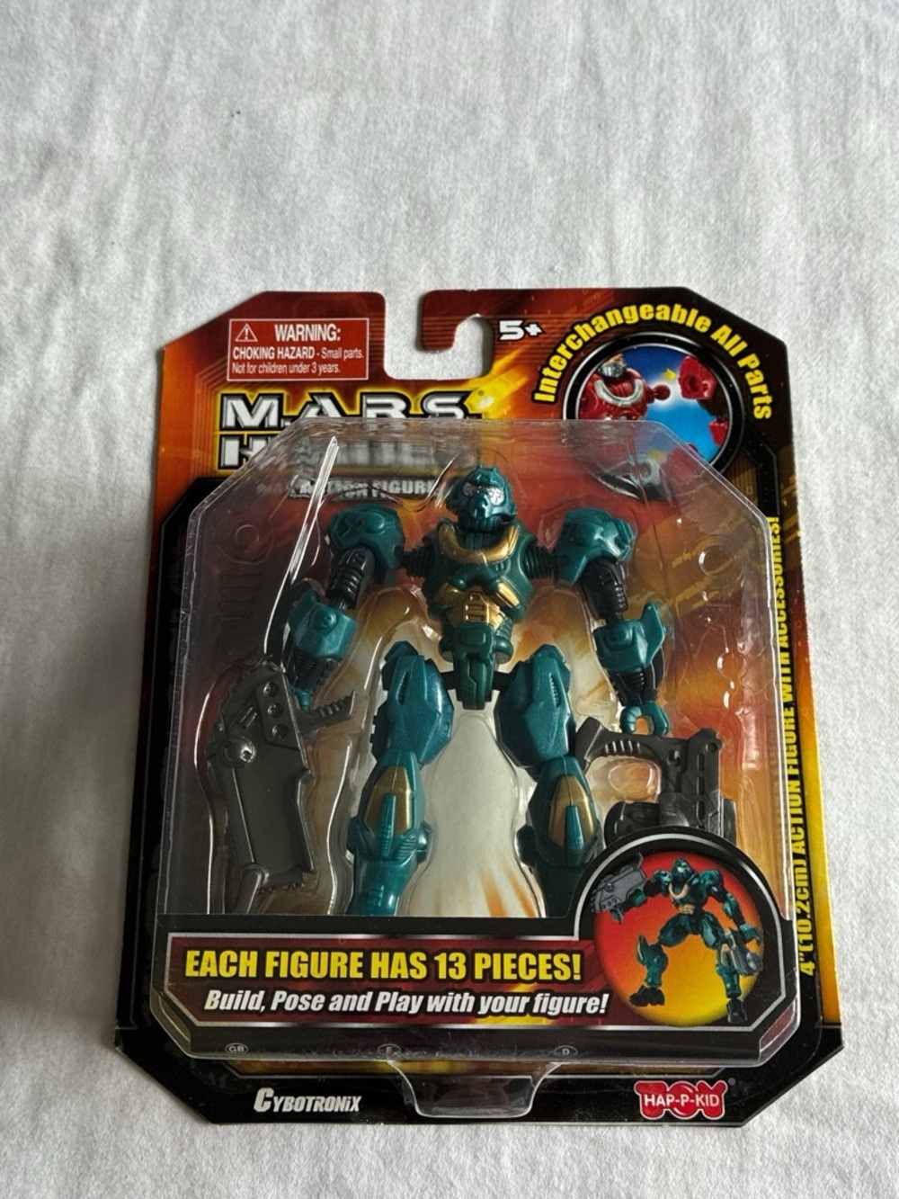 Teal Interchangeable Action Figure - Build & Play